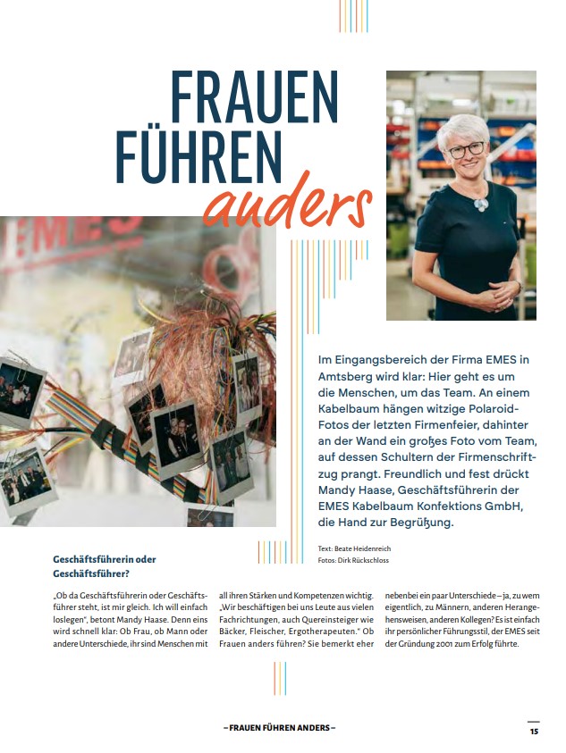Titelbild Artikel Frauen führen anders im Herzland Magazin