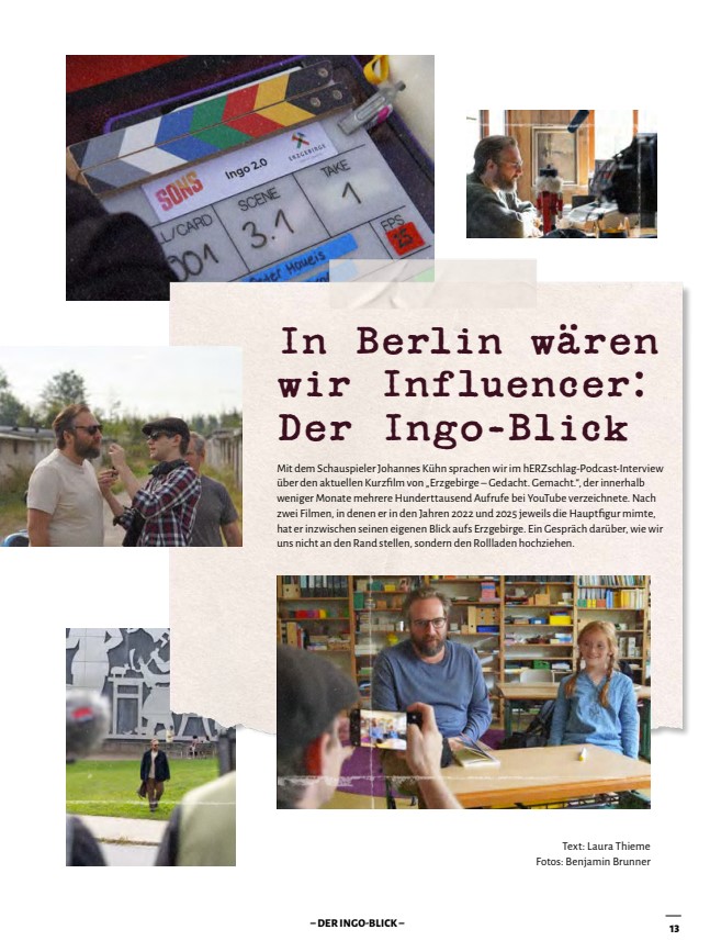 Screenshot des Magazintextes "In Berlin wären wir Influencer: Der Ingo-Blick"